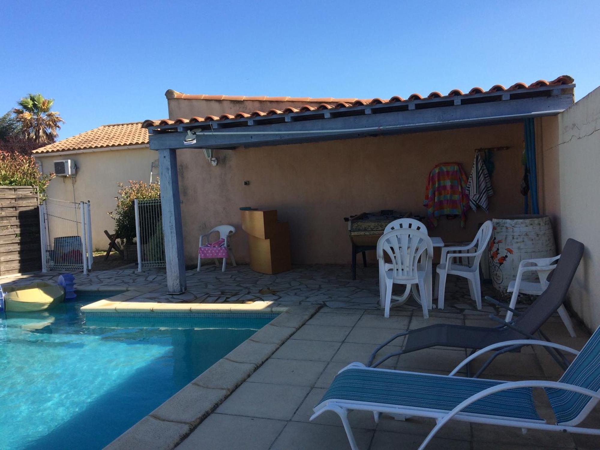 Les Hirondelles Appartement Bessan Buitenkant foto